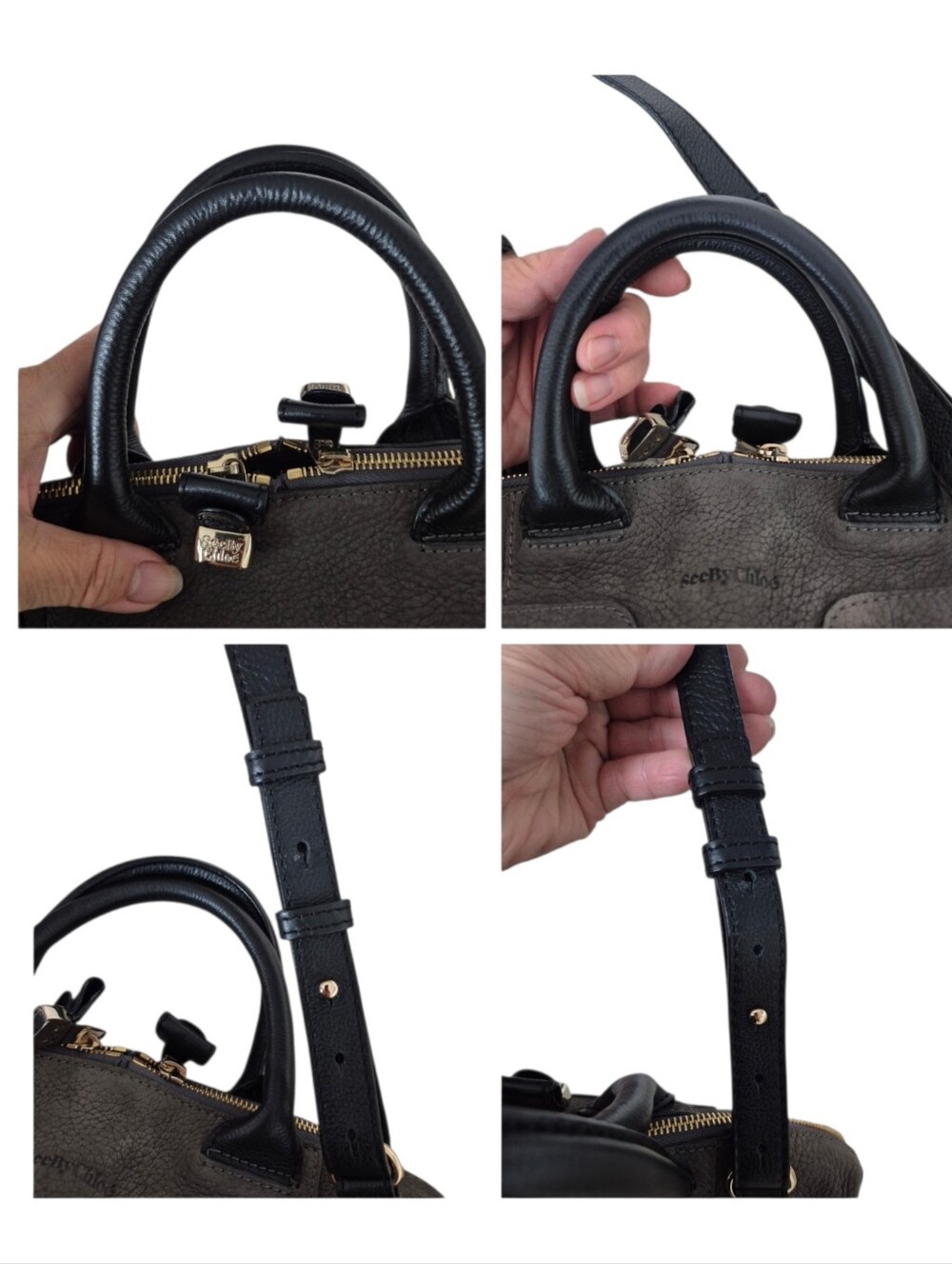 SEE BY CHLOE Suede KAY 2-Way Shoulder Bag - Picture 11 of 16